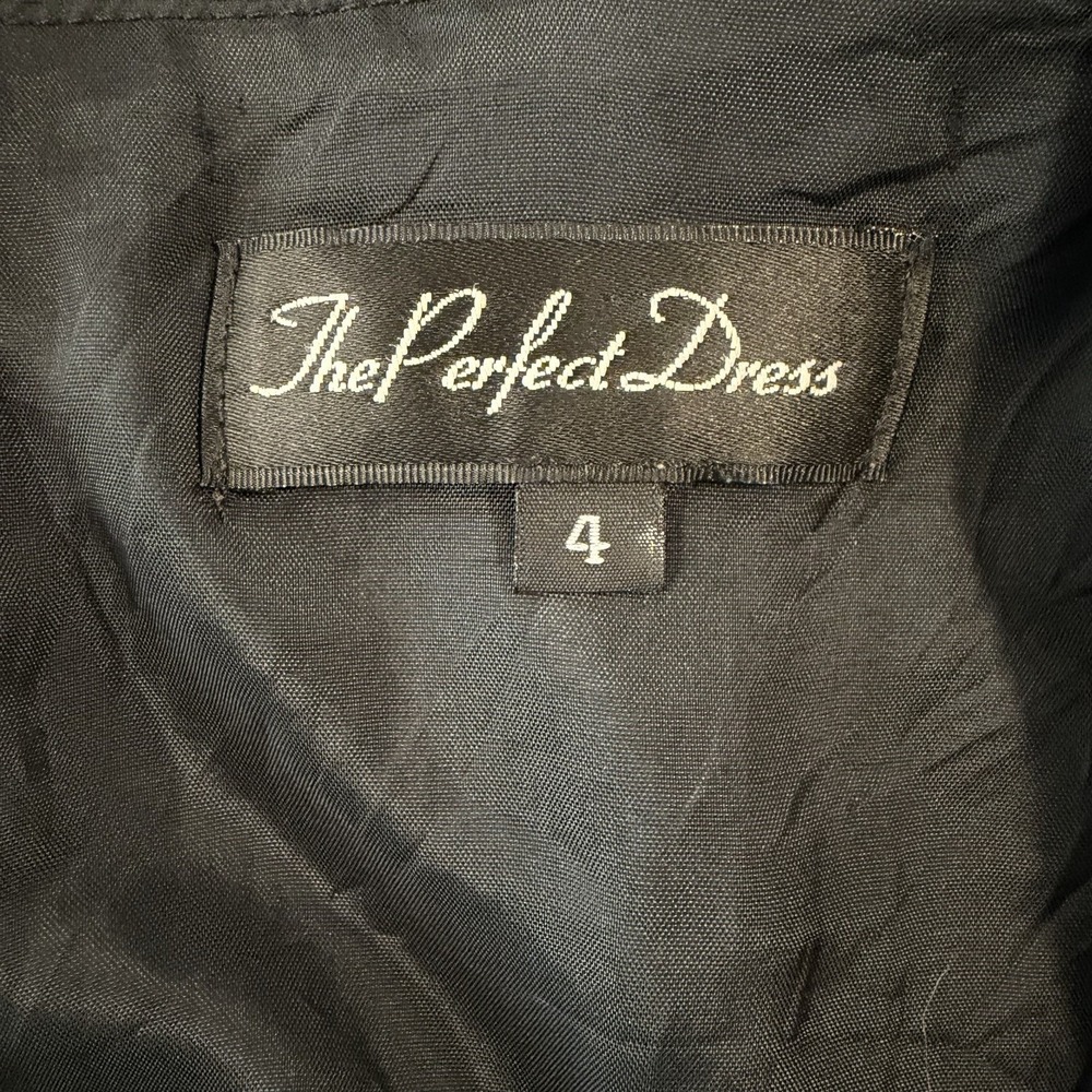 The Perfect Dress Navy‎ Pinstripe Shift Dress Size 4 - Picture 3 of 4